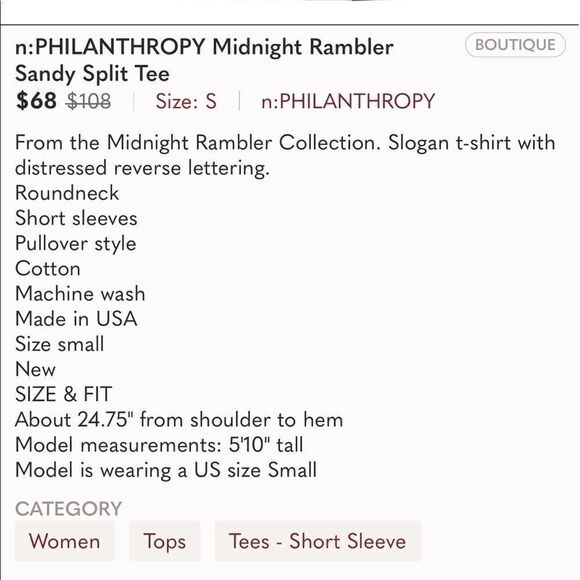 n:PHILANTHROPY Midnight Rambler Black NY LA Shirt - Picture 14 of 15